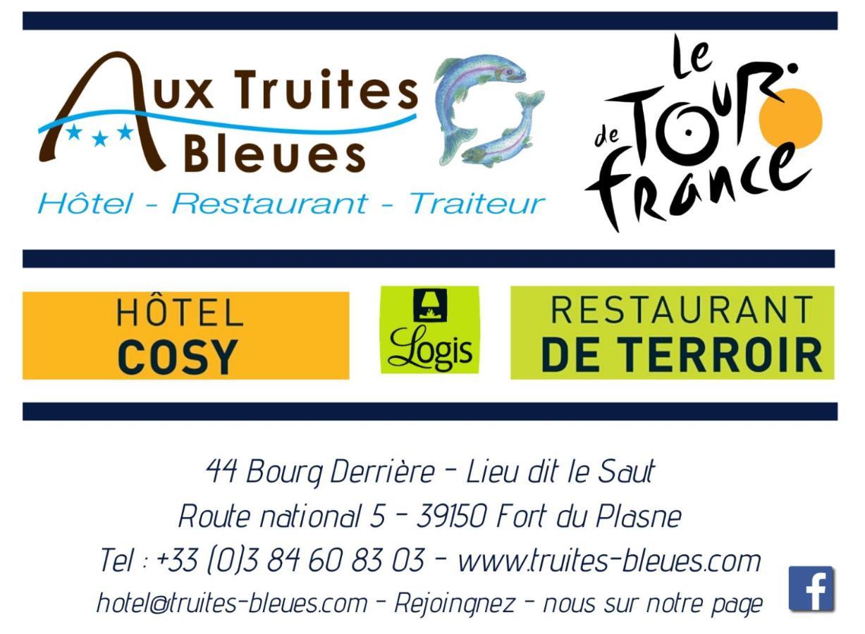 Aux Truites Bleues Hotel Fort-du-Plasne Bagian luar foto